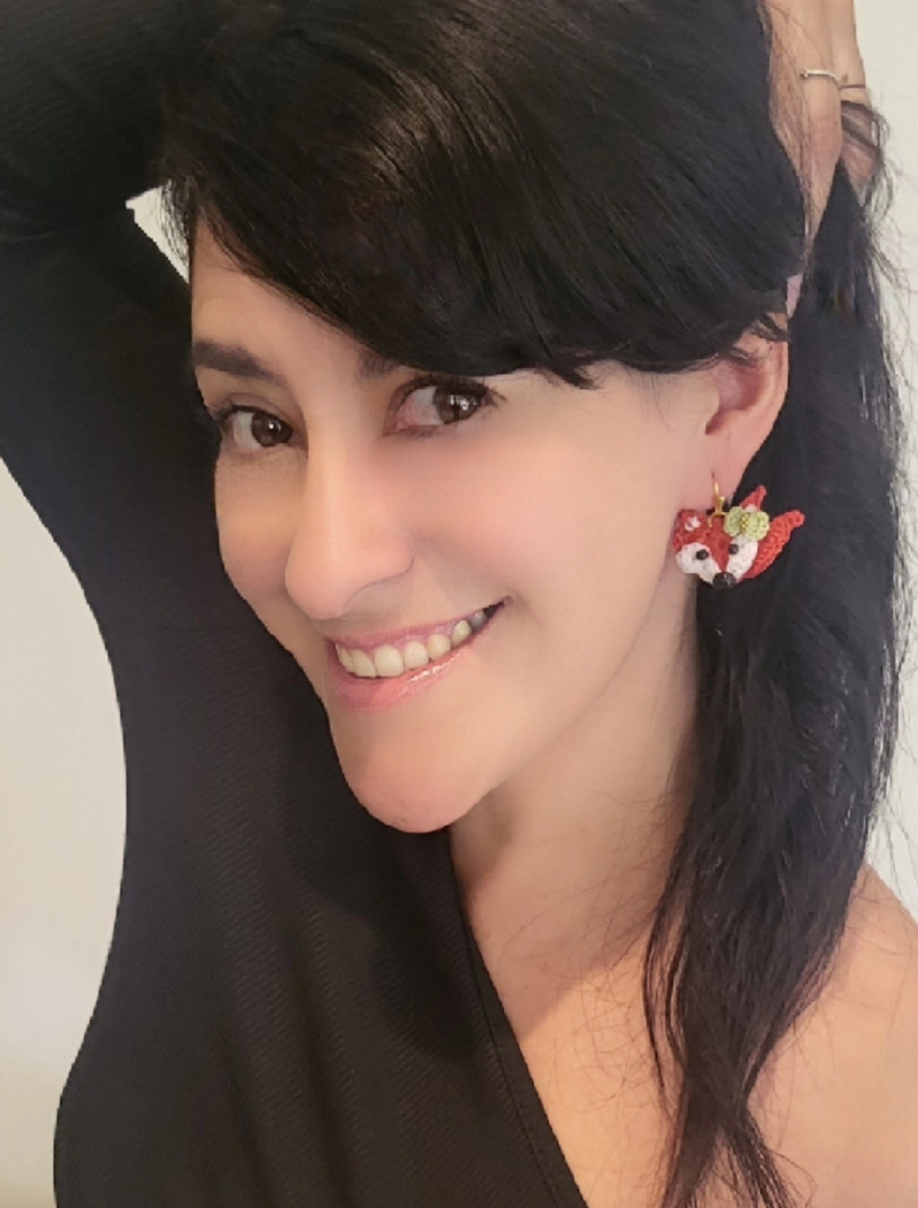 Handmade Fox Earrings