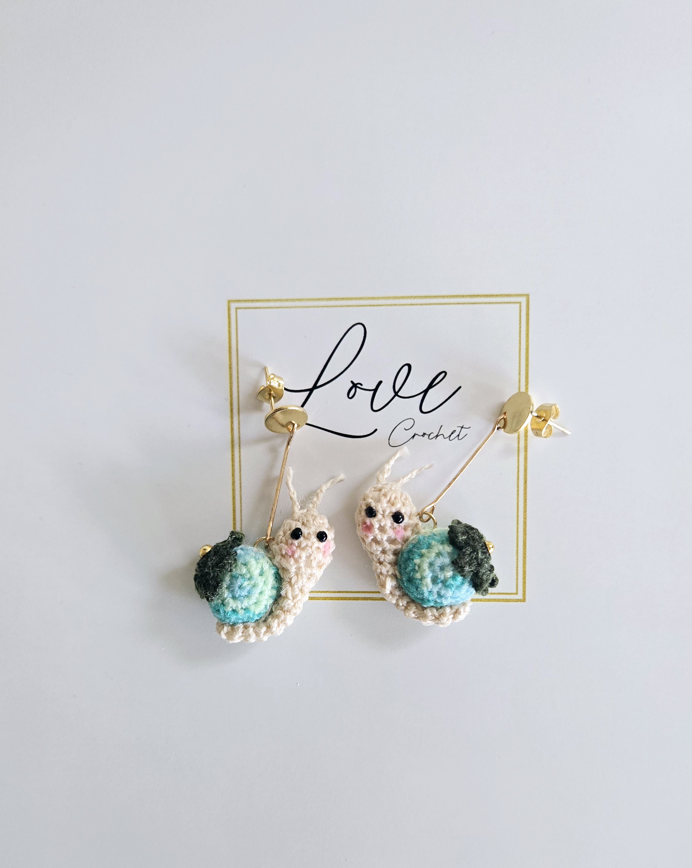 Handmade Snail Earrings