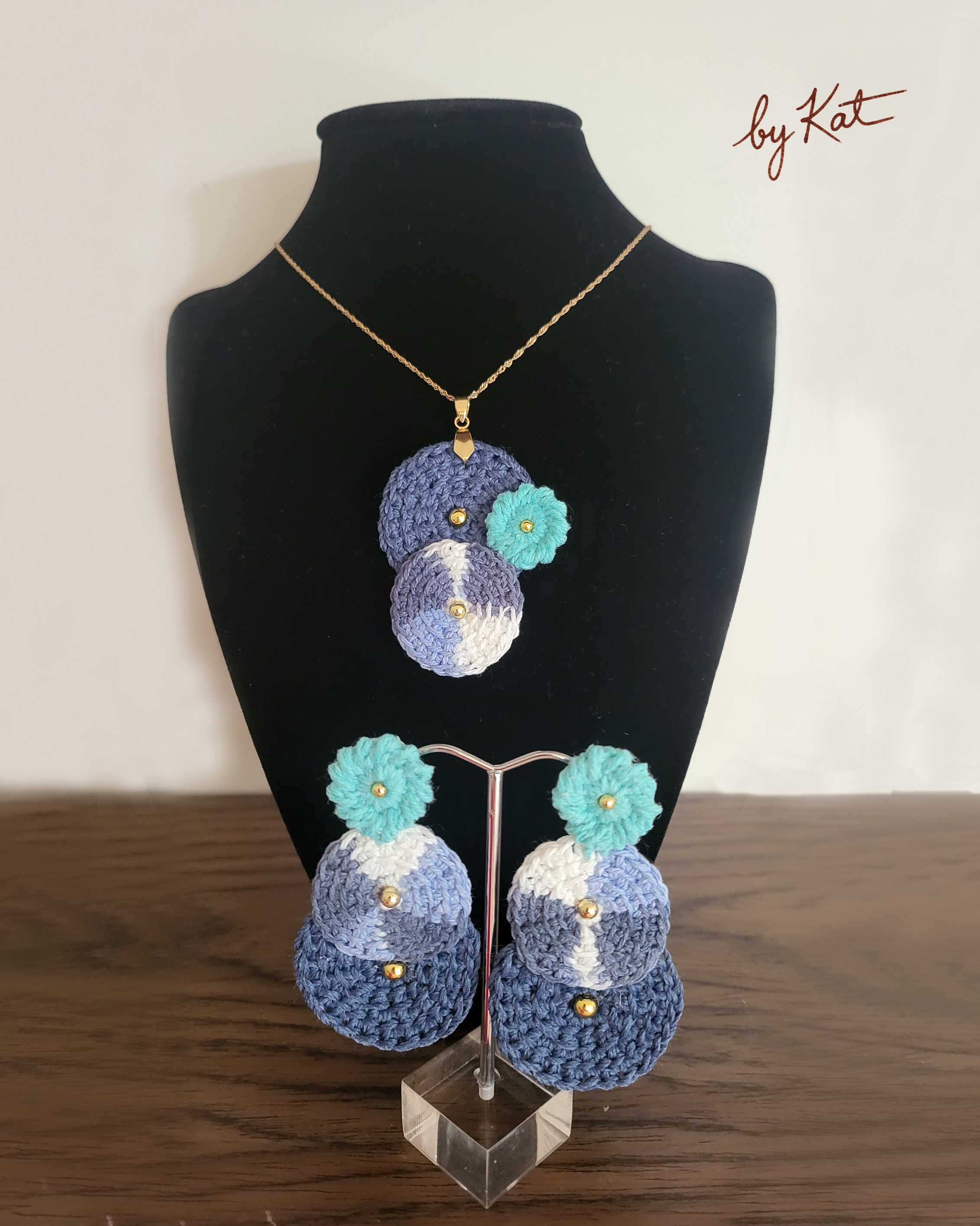 Handmade Crochet Jewelry Set