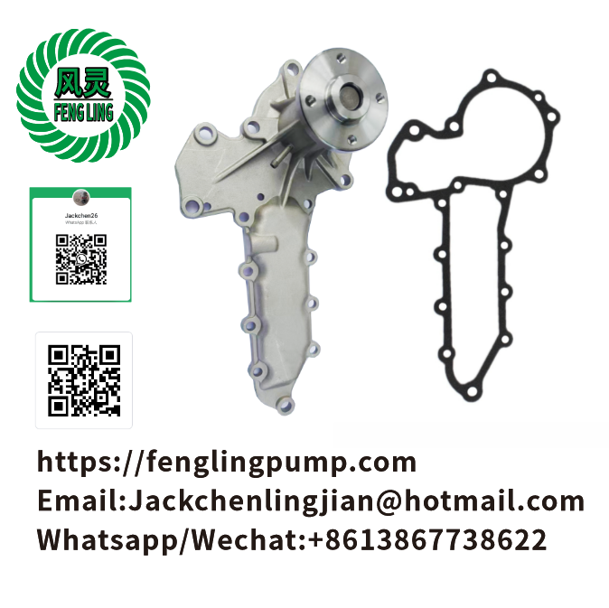 Water Pump For Bobcat 743 743B 751 751G 753 753G 763 763G 773 S175 S185  Kubota V1702 V1703 V1902 V1903 V2003 V2203 V2203-DI 7509-10103 6653941 15521-73033 15521-73030