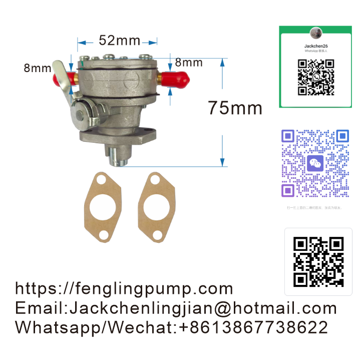 Fuel feed pump for Yanmar engine 2TNV70 3TNV76 4TNE84 129100-52100 129100-52101 171353-52100
