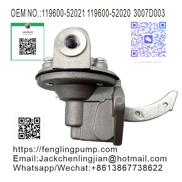 119600-52021 119600-52020 11960052021 W006X4 3007D003  New Fuel Pumpfor Yanmar 3TN66 2TNE 3TNE