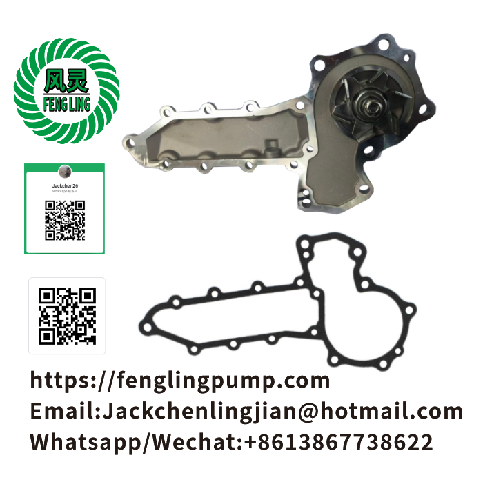 Water Pump For Bobcat 743 743B 751 751G 753 753G 763 763G 773 S175 S185  Kubota V1702 V1703 V1902 V1903 V2003 V2203 V2203-DI 7509-10103 6653941 15521-73033 15521-73030