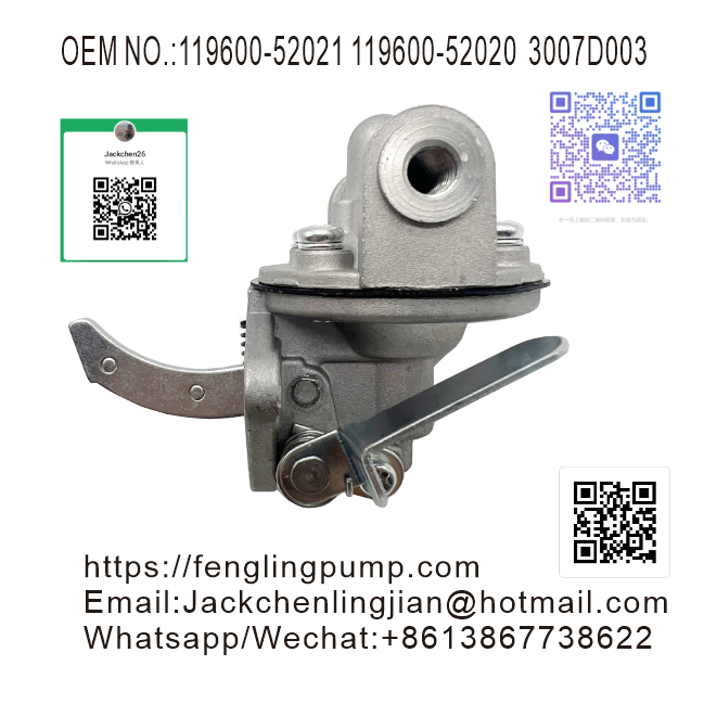 119600-52021 119600-52020 11960052021 W006X4 3007D003  New Fuel Pumpfor Yanmar 3TN66 2TNE 3TNE