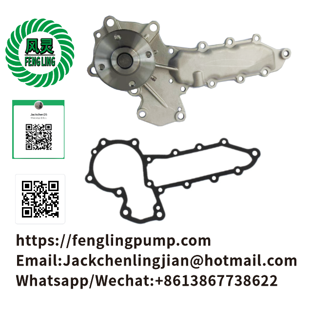 Water Pump For Bobcat 743 743B 751 751G 753 753G 763 763G 773 S175 S185  Kubota V1702 V1703 V1902 V1903 V2003 V2203 V2203-DI 7509-10103 6653941 15521-73033 15521-73030