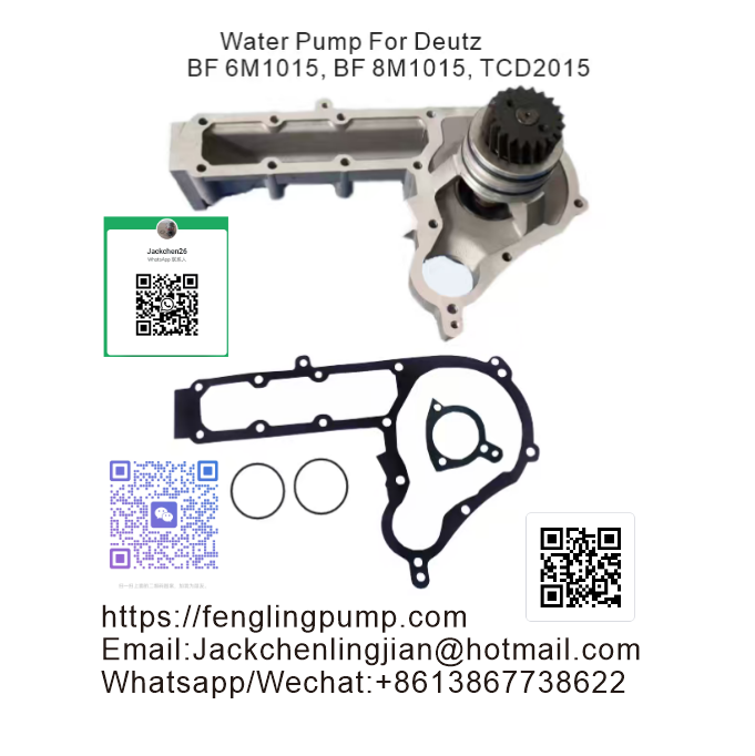 WATER PUMP FOR DEUTZ BFM1015 20Teeth 02937468 02931703 TCD2015 V6 20T