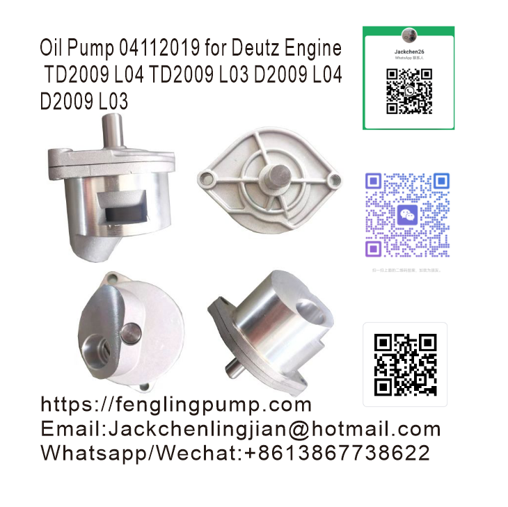 Oil Pump 04112019 for Deutz Engine TD2009 L04 TD2009 L03 D2009 L04 D2009 L03