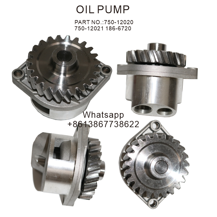 Oil Pump 750-43190 750-12021 186-6720 for Lister Petter Onan MEP802A MEP803A LPW LPW2