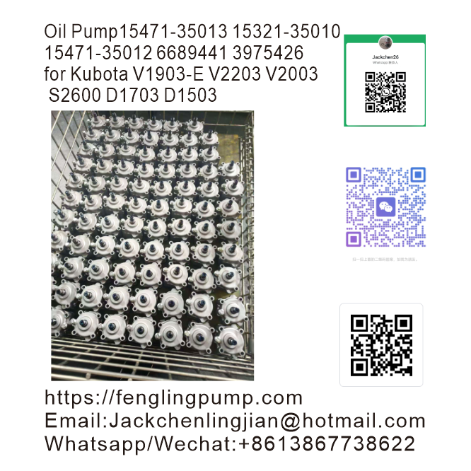 Oil Pump15471-35013 15321-35010  15471-35012 6689441 3975426  for Kubota V1903-E V2203 V2003  S2600 D1703 D1503