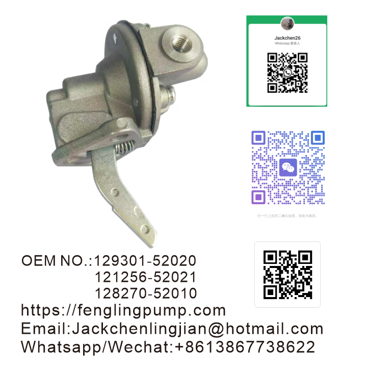 Fuel Feed Pump 129301-52020 128270-52010 121256-52021For Yanmar 3T75HL Komatsu 3D75-1 3D84-1 Engine