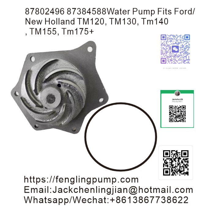 87802496 87384588 WaterPump Fits Ford/New HollandTM120,TM130,Tm140TM155.TM175