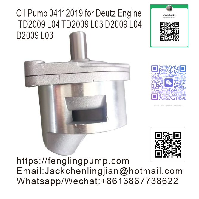 Oil Pump 04112019 for Deutz Engine TD2009 L04 TD2009 L03 D2009 L04 D2009 L03
