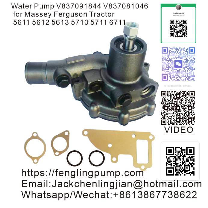  V837091844 V837081046 11316473 Water Pump for Massey Ferguson Tractor 5611 5612 5613 5710 5711 6711