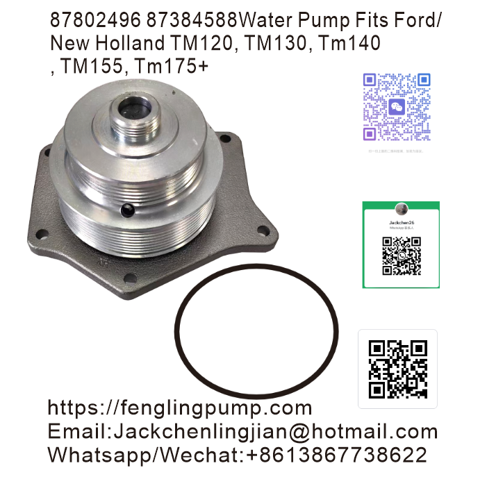 87802496 87384588 WaterPump Fits Ford/New HollandTM120,TM130,Tm140TM155.TM175