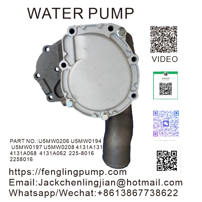 U5MW0206 U5MW0194 U5MWO197 U5MW0208 4131A1314131A068 4131A062 225-8016 2258016 Water Pump For Perkins 1103A-33 Engine