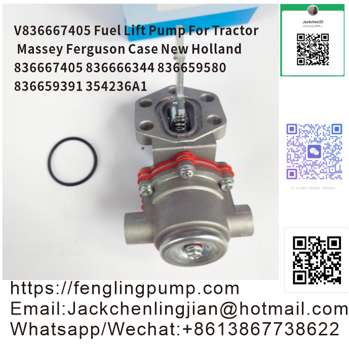 V836667405 Fuel Lift Pump For Tractor Massey Ferguson Case New Holland 836667405 836666344 836659580 836659391 354236A1