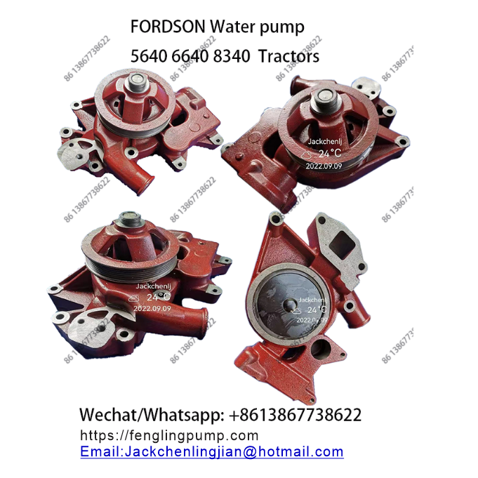 Water Pump Fits Ford Holland Tractor 8240; 8340; TS100; TS110; TS90 - 87800712 87840257