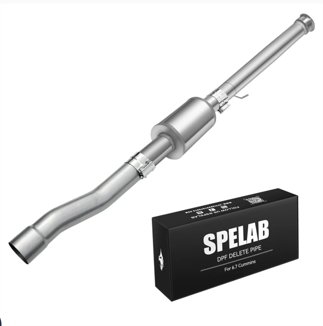 4" 2019+ 6.7 Cummins DPF Delete Race W/ Muffler Pipe | Dodge Ram 2500/3500