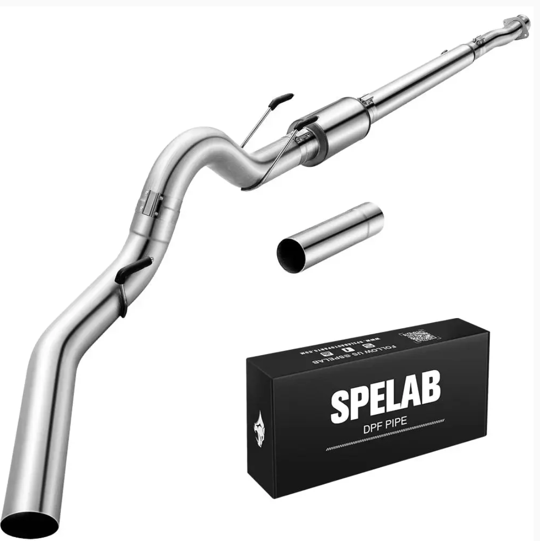 5" Downpipe-Back Exhaust W/Muffler 2011-2025 Ford 6.7 Powerstroke DPF Delete Race Pipe