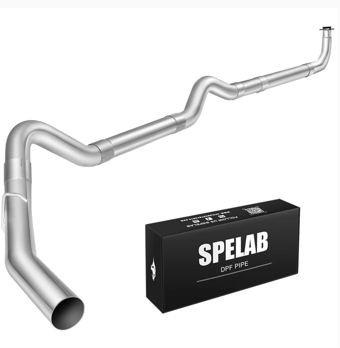 4' Downpipe-Back 2001-2007 LBZ LLY LB7 6.6 Duramax DPF Delete Race Pipe