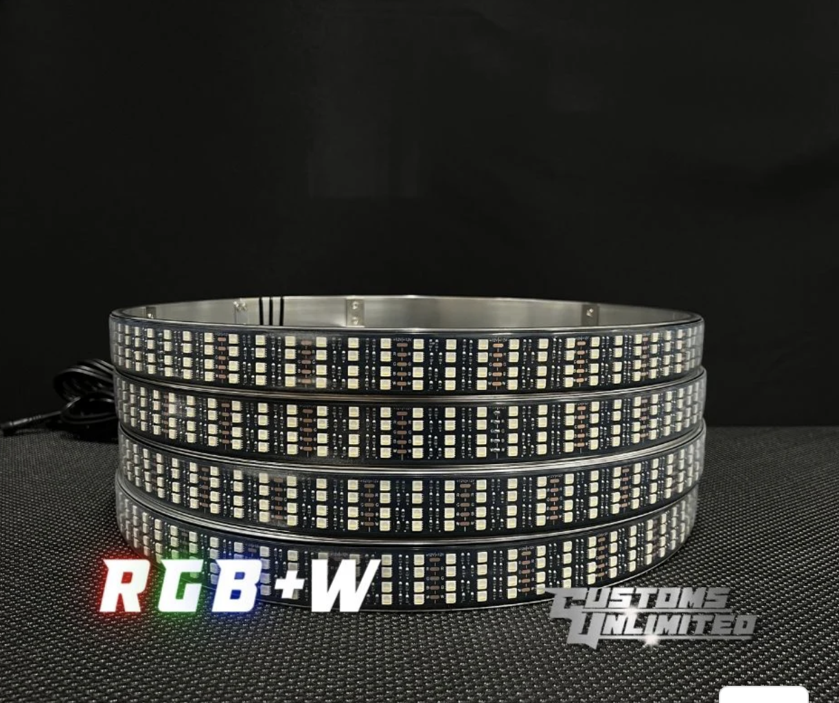RGB+W QUAD ROW WHEEL LIGHTS