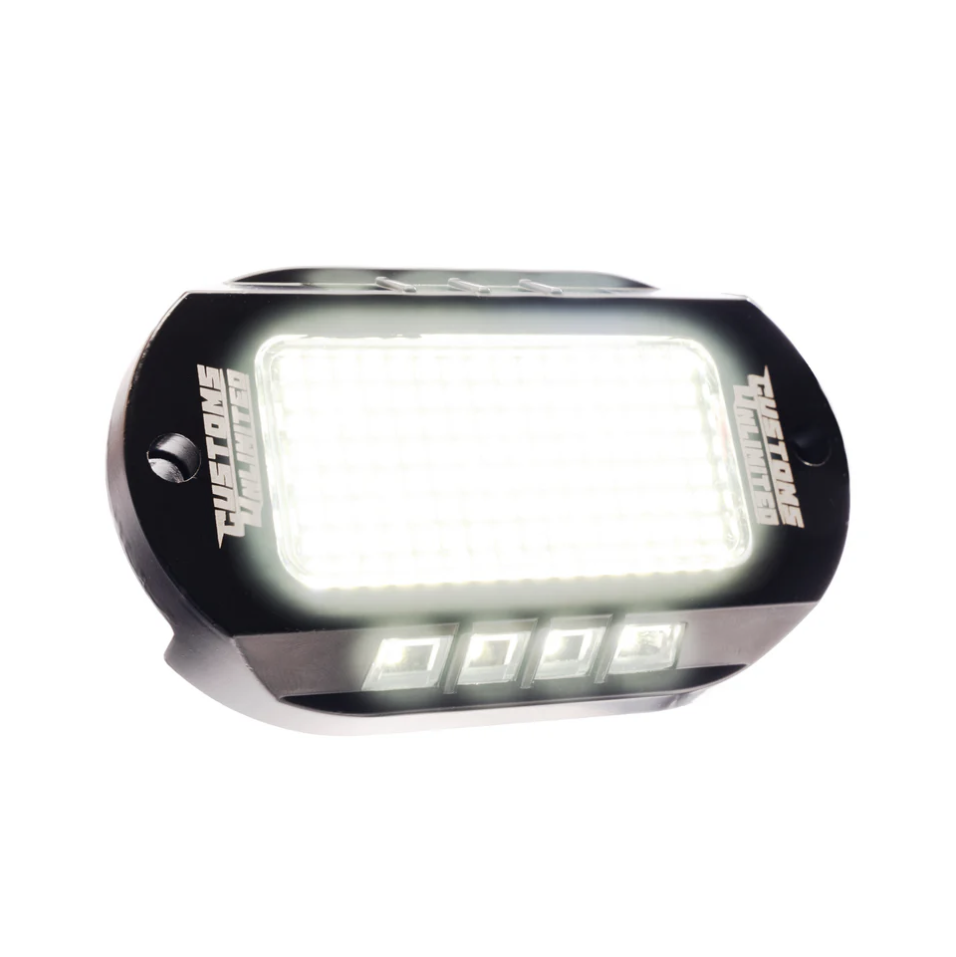 PURE WHITE 144 LED PLUG & PLAY BLAZING ROCK LIGHT KIT