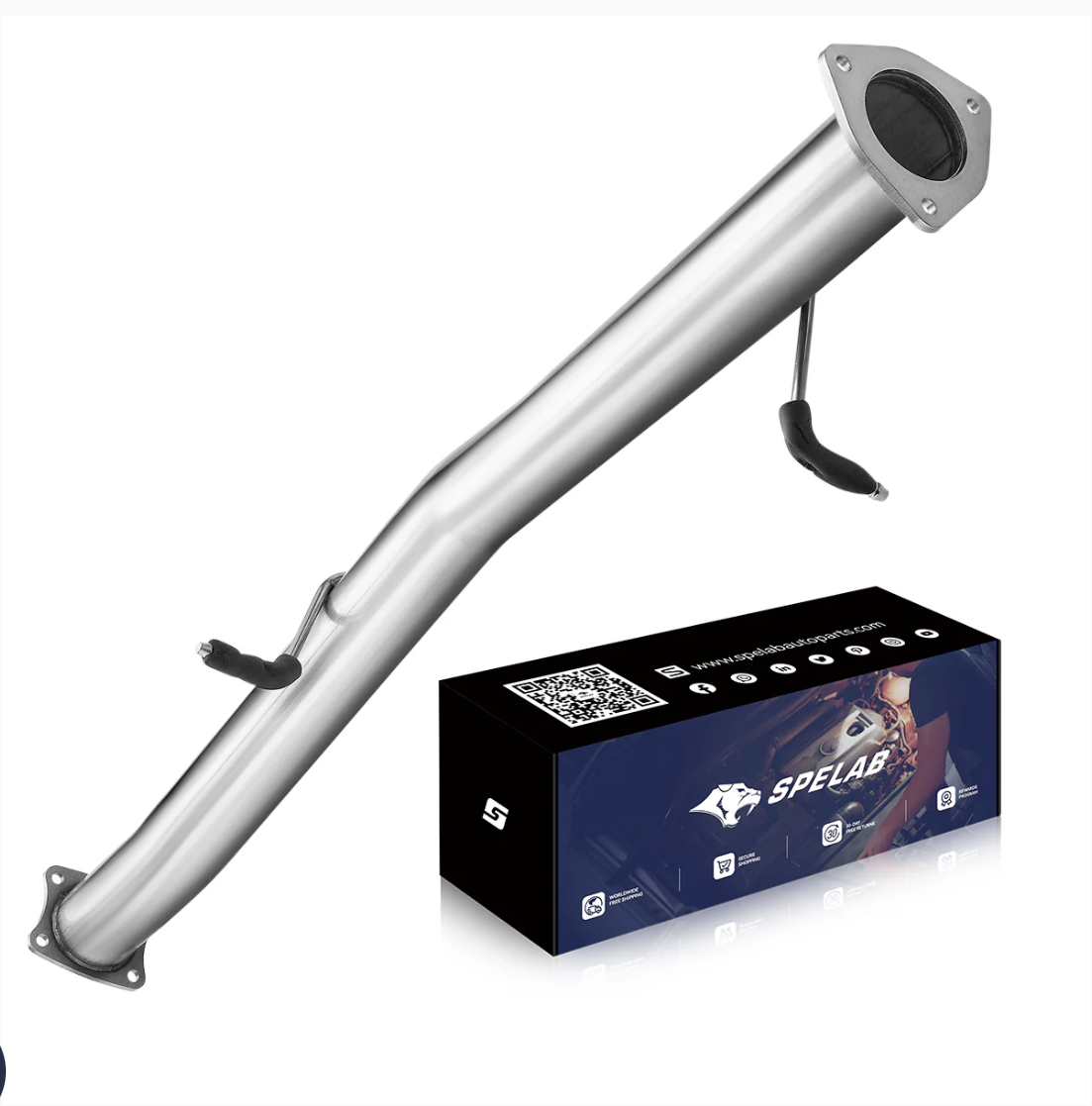 4'' DPF Delete Race Crew Cab / Long Bed 2007-2010 LMM Duramax