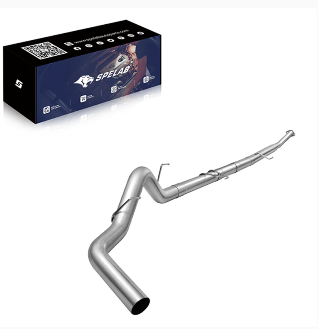 4'' 2018-2020 3.0 Powerstroke Turbo Back Race Pipe | Ford F-150