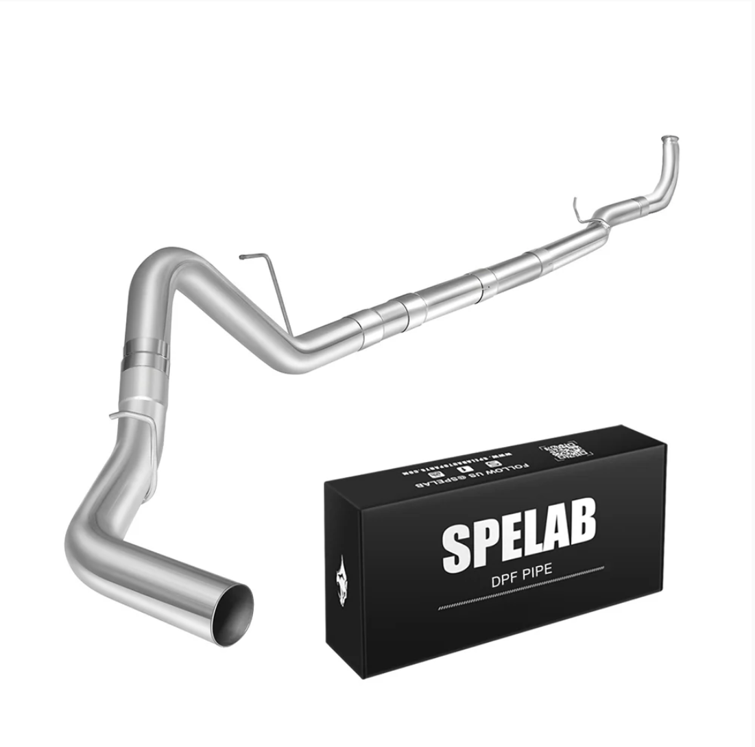 5" Downpipe-Back 2011-2015 LML 6.6 Duramax DPF Delete Full Race Pipe