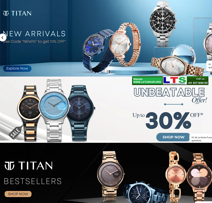 Titan Wrist Watches