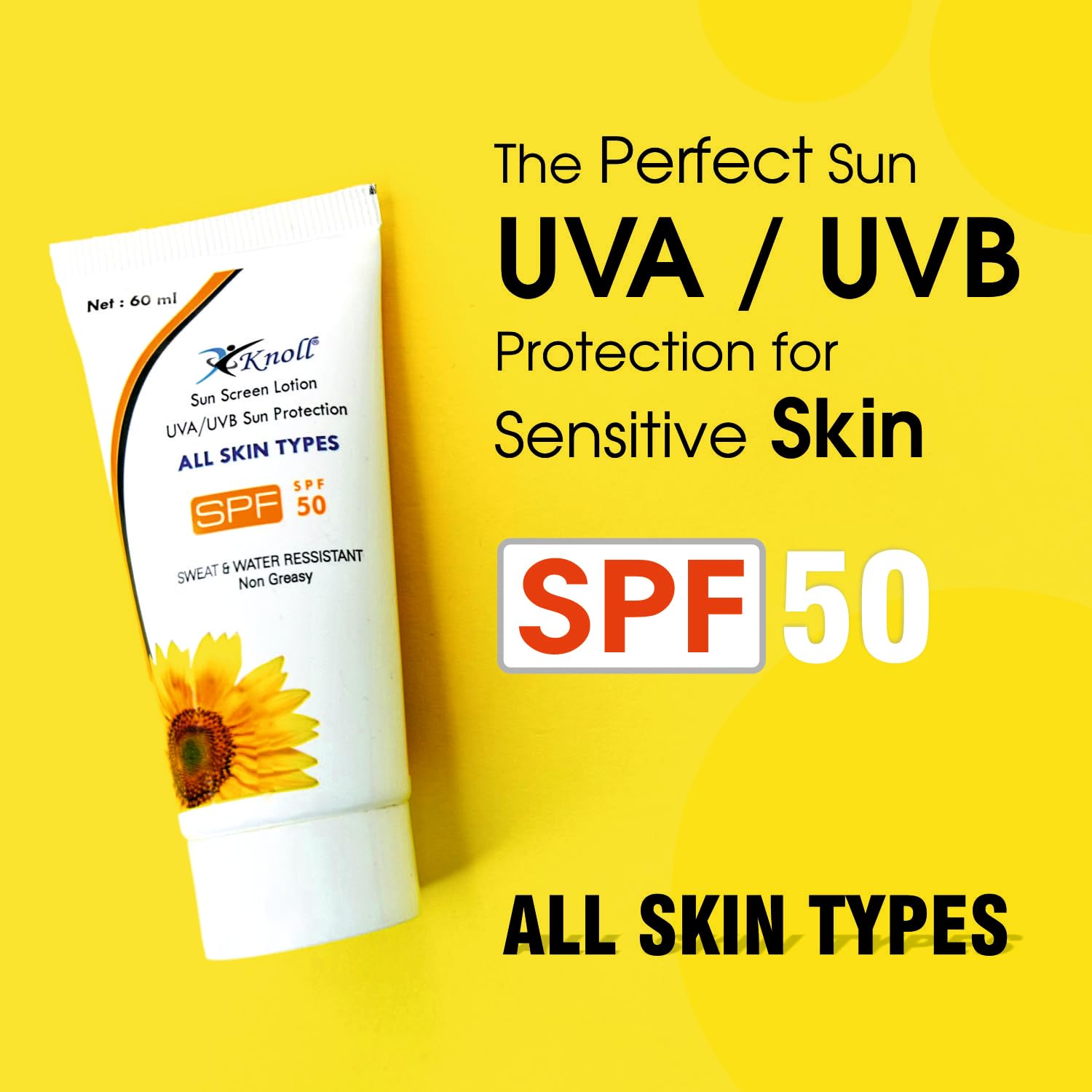 Knoll Sunscreen Lotion SPF 50