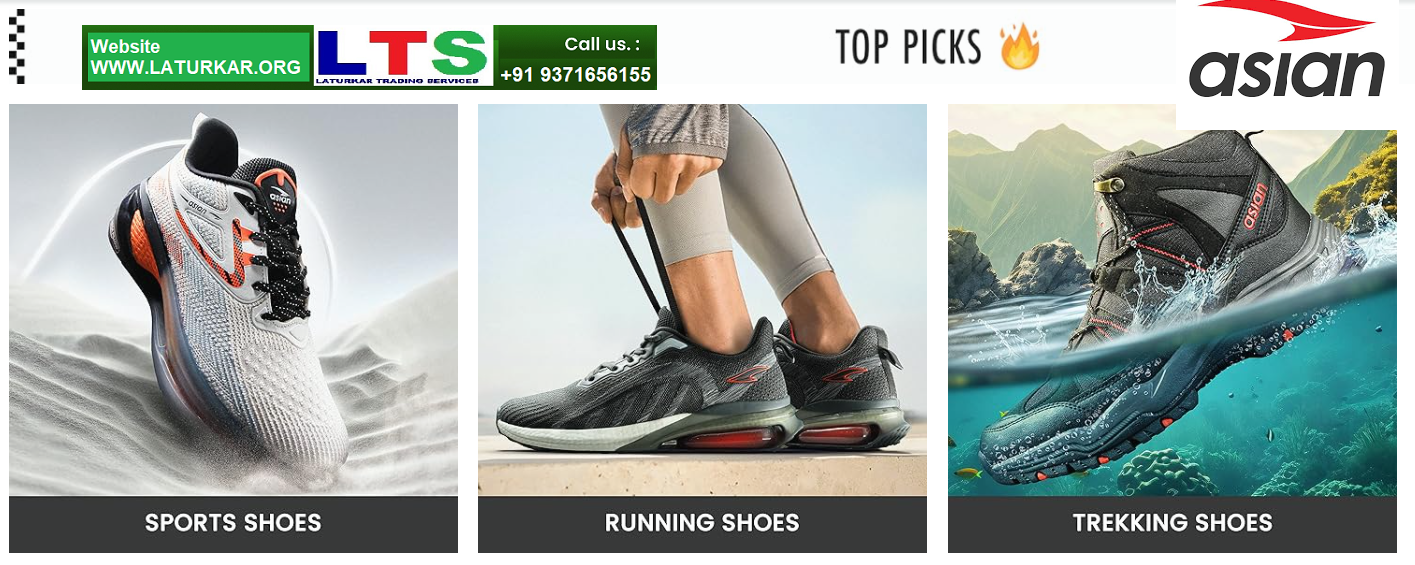 Asian Sports & Running Shoes