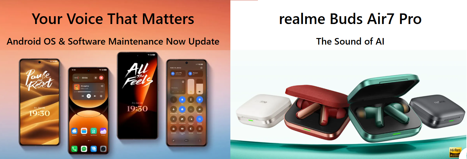realme smartphones