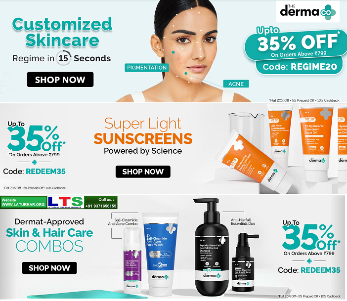 The Derma Co Skin Care Range