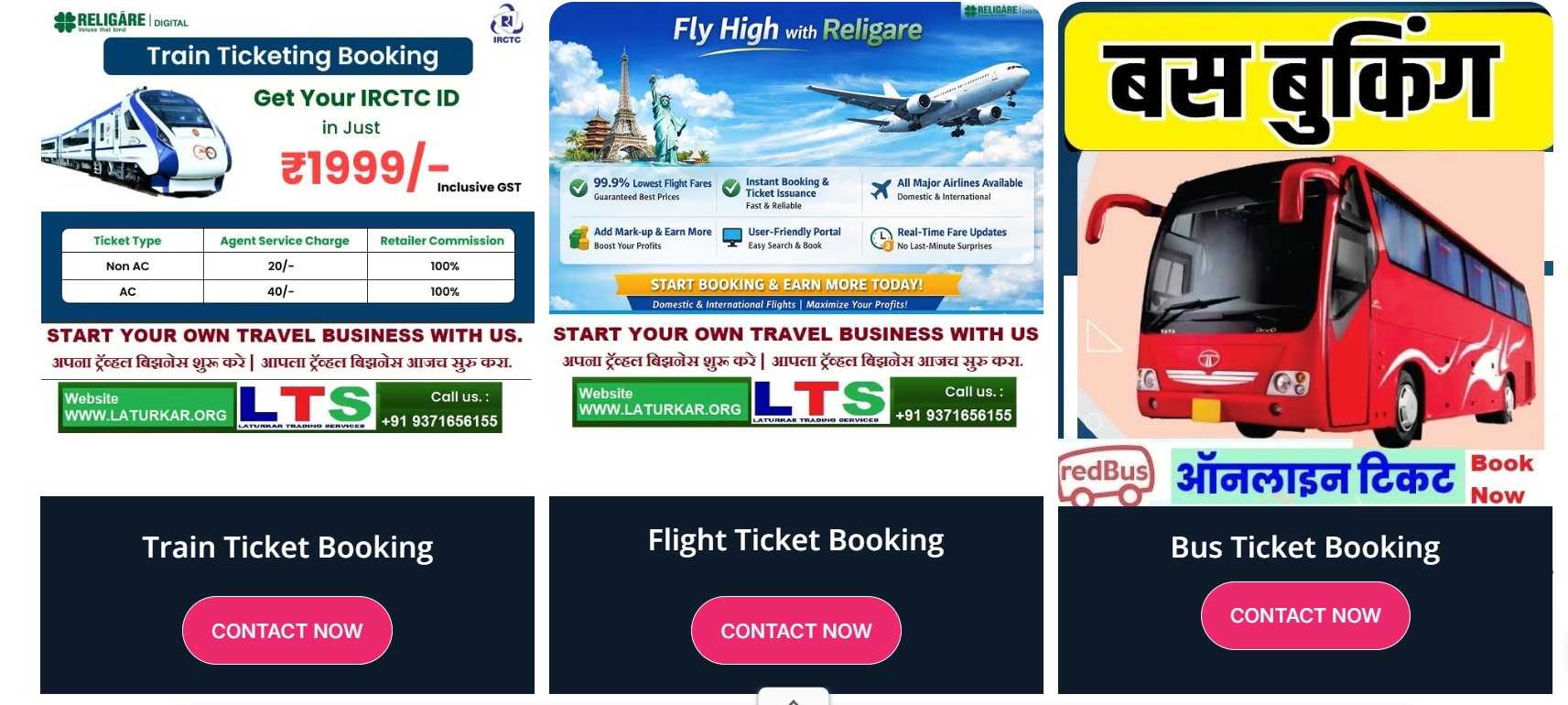 Travel Ticket Booking Services