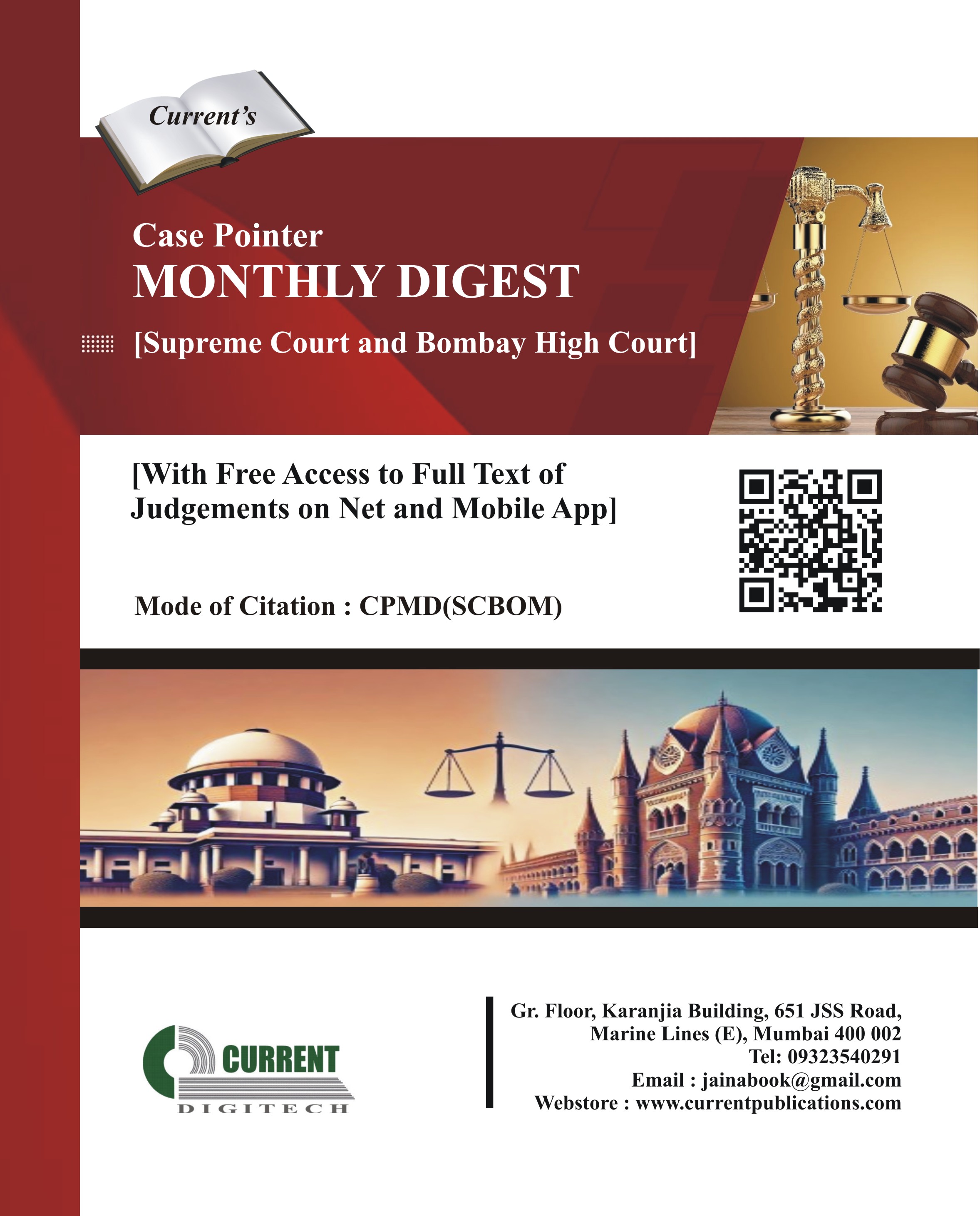 Case Pointer Monthly Digest - Supreme Court and Bombay High Court