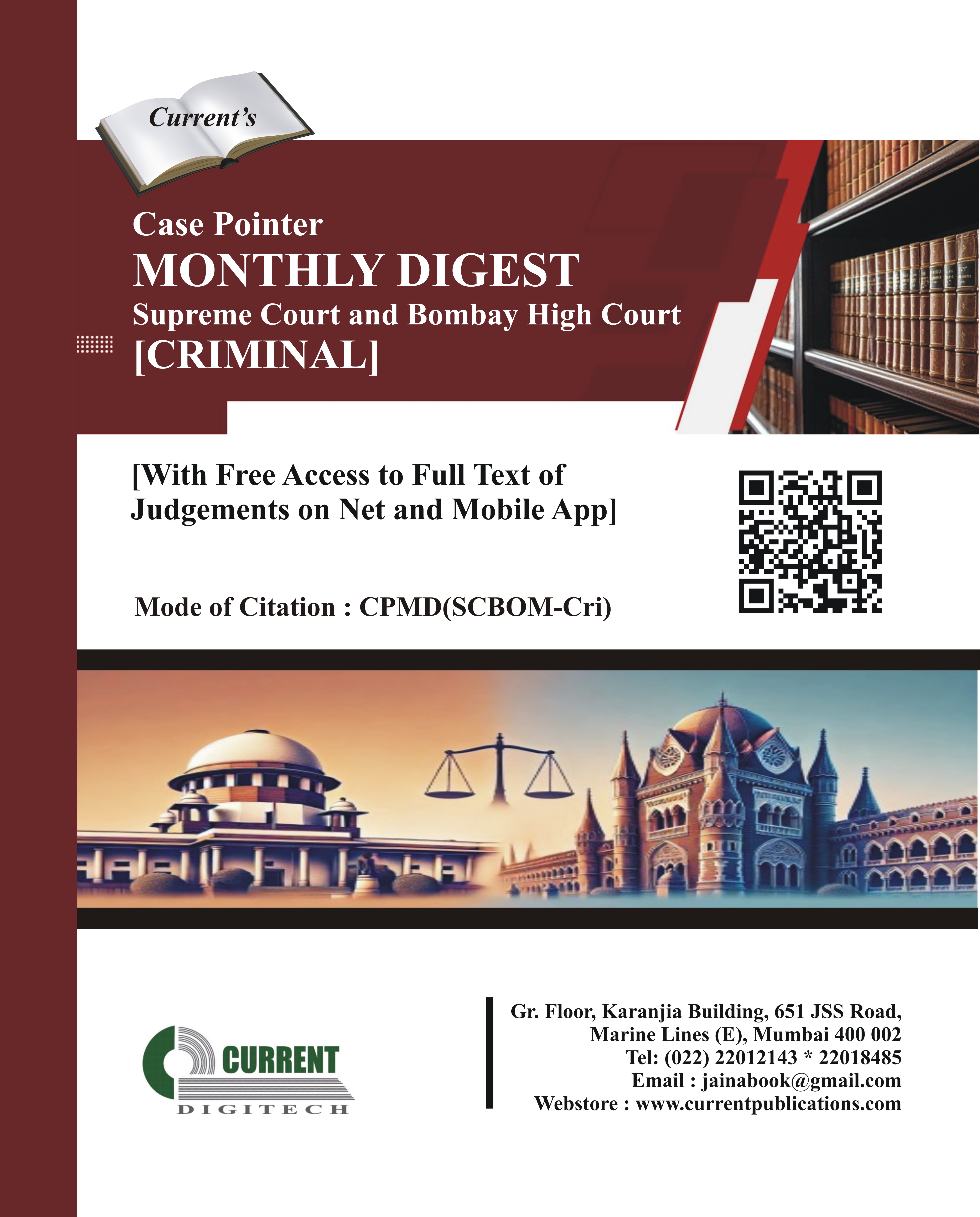 Monthly Digest - Supreme Court and Bombay High Court [Criminal] 