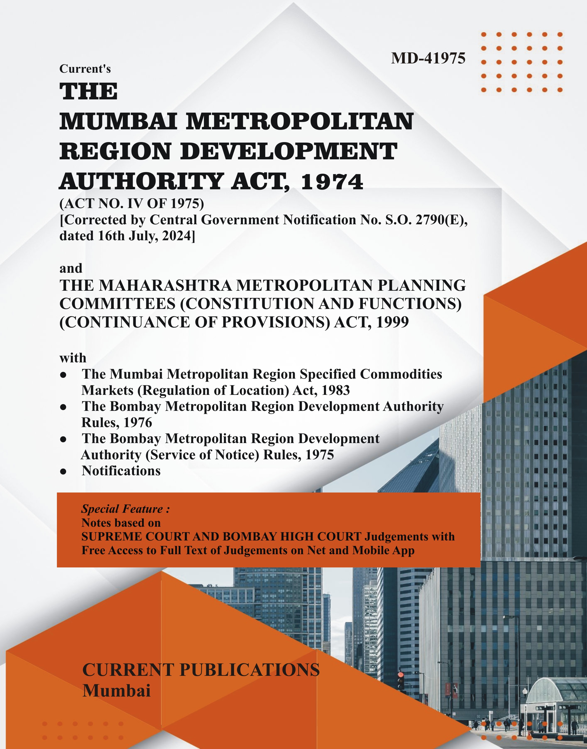 The Mumbai Metropolitan Region Development Authority Act, 1974