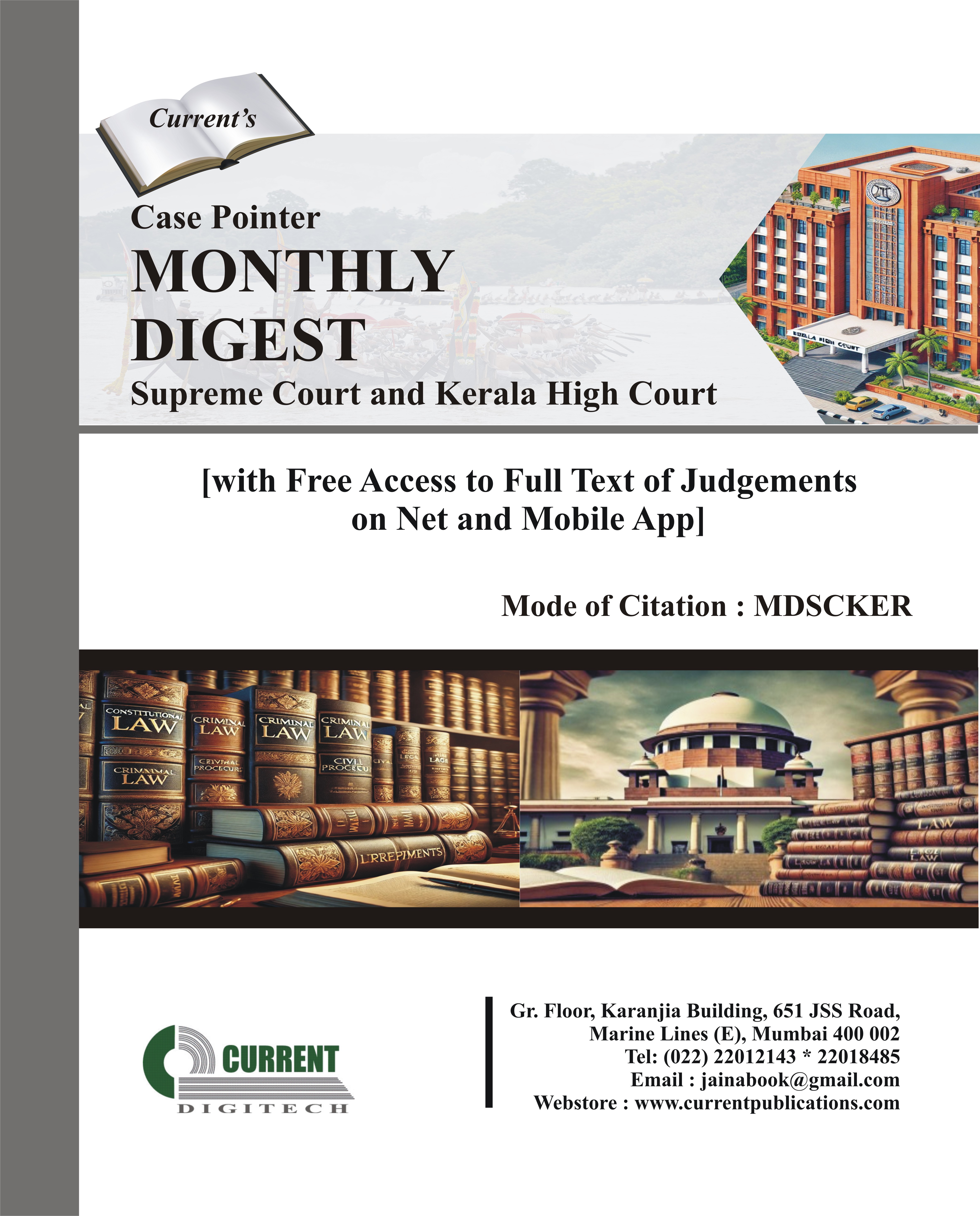 Monthly Digest - Supreme Court and Kerala High Court