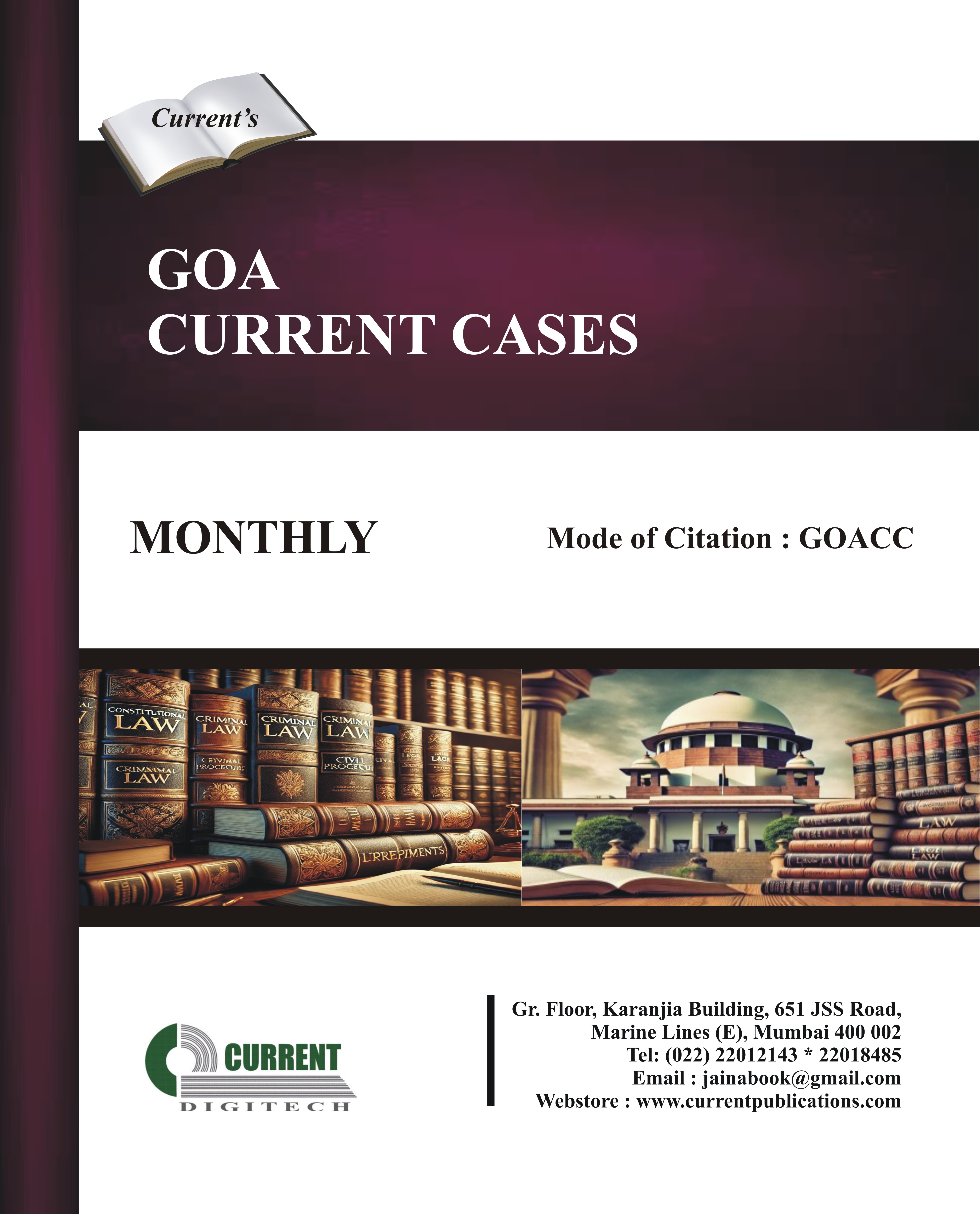 Goa Current Cases