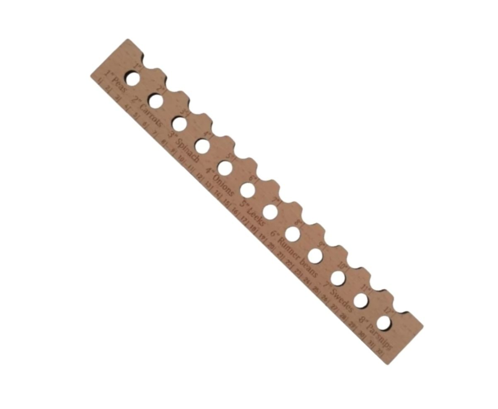 Houten Tuingereedskap – Plantmeter & Saad Spasieerder