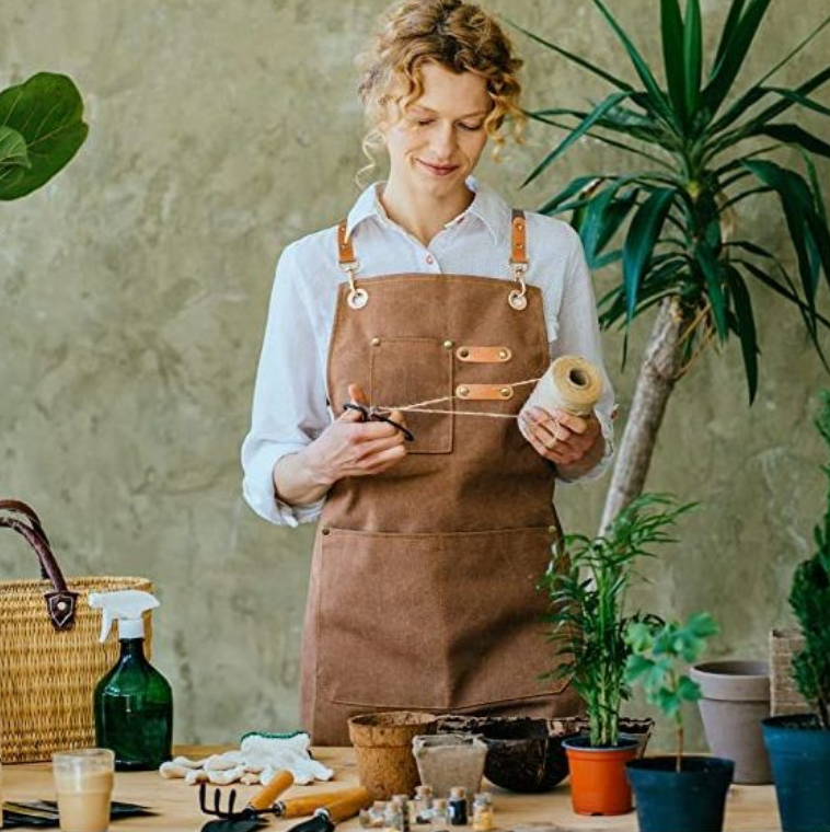 PlantBoks Katoen Kruis-Rug Voorskoot