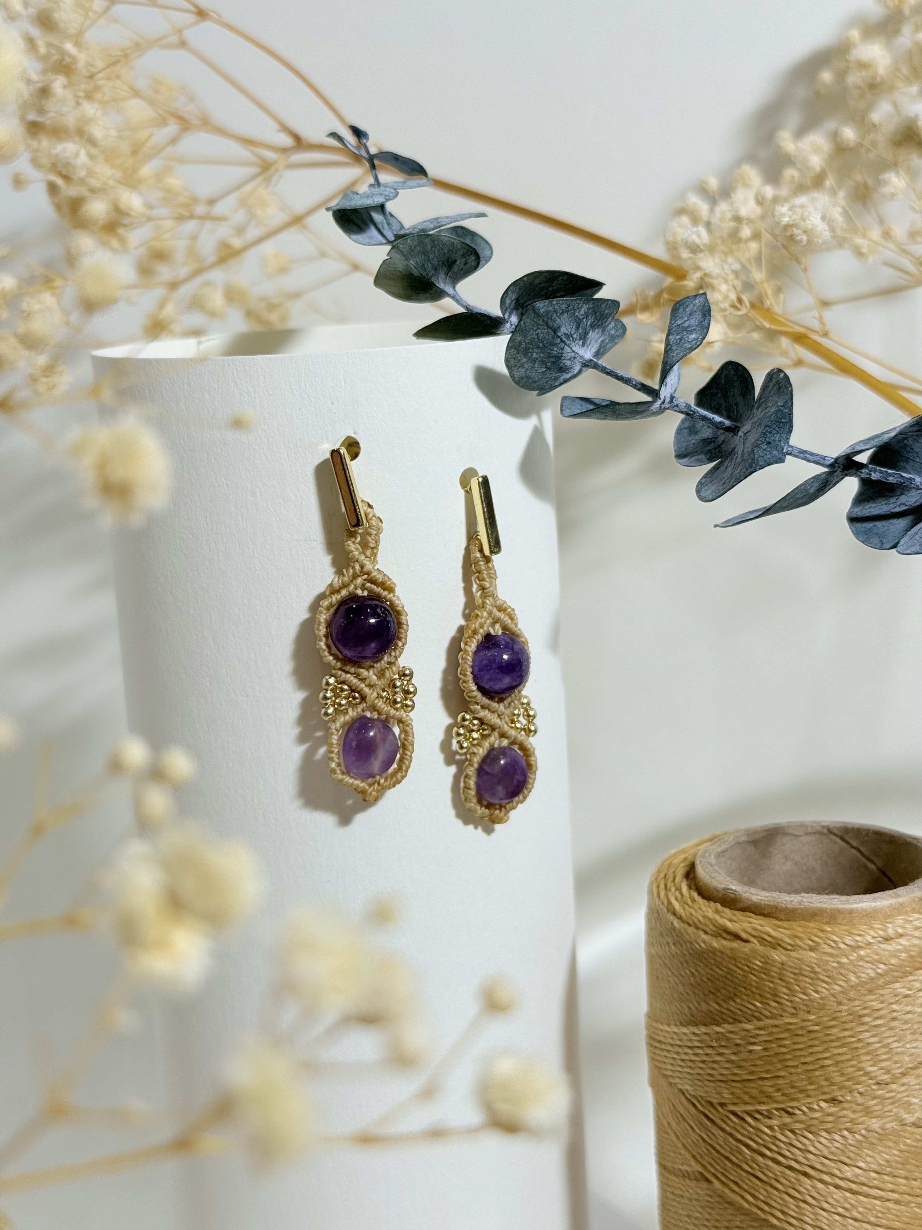 Boucles d'oreille Rumi