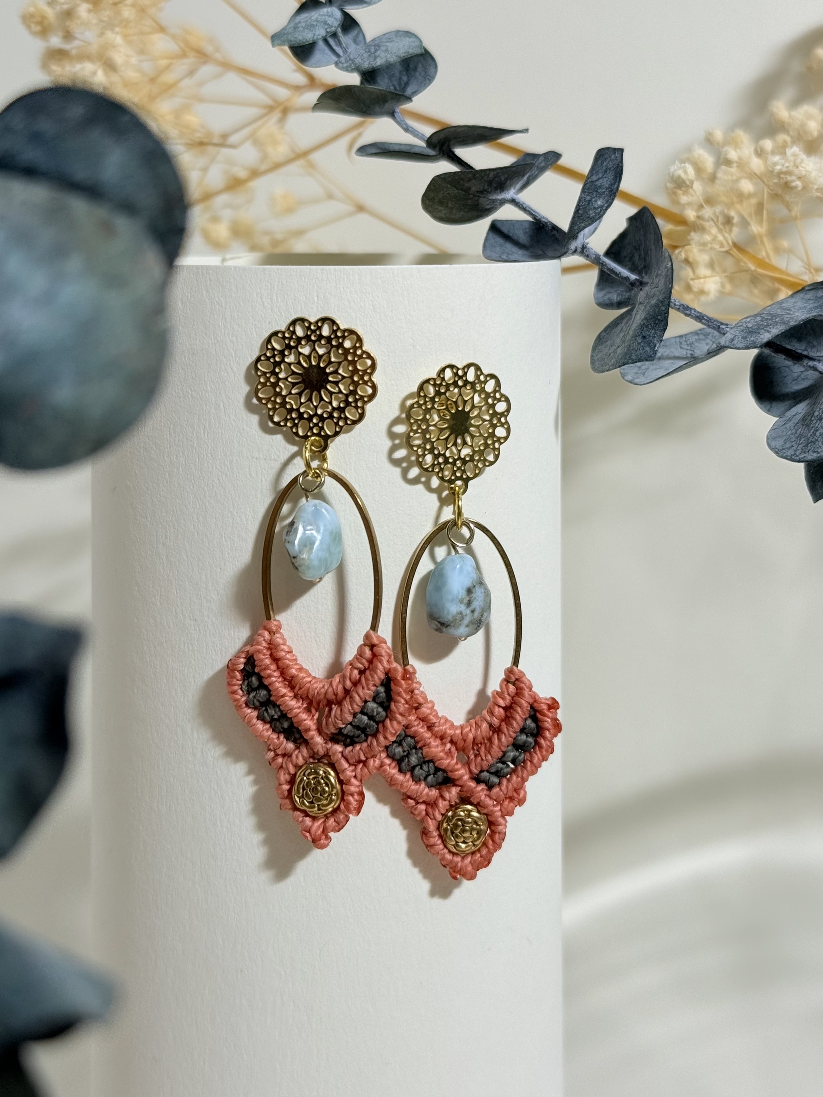 Boucle d'oreille Coraya