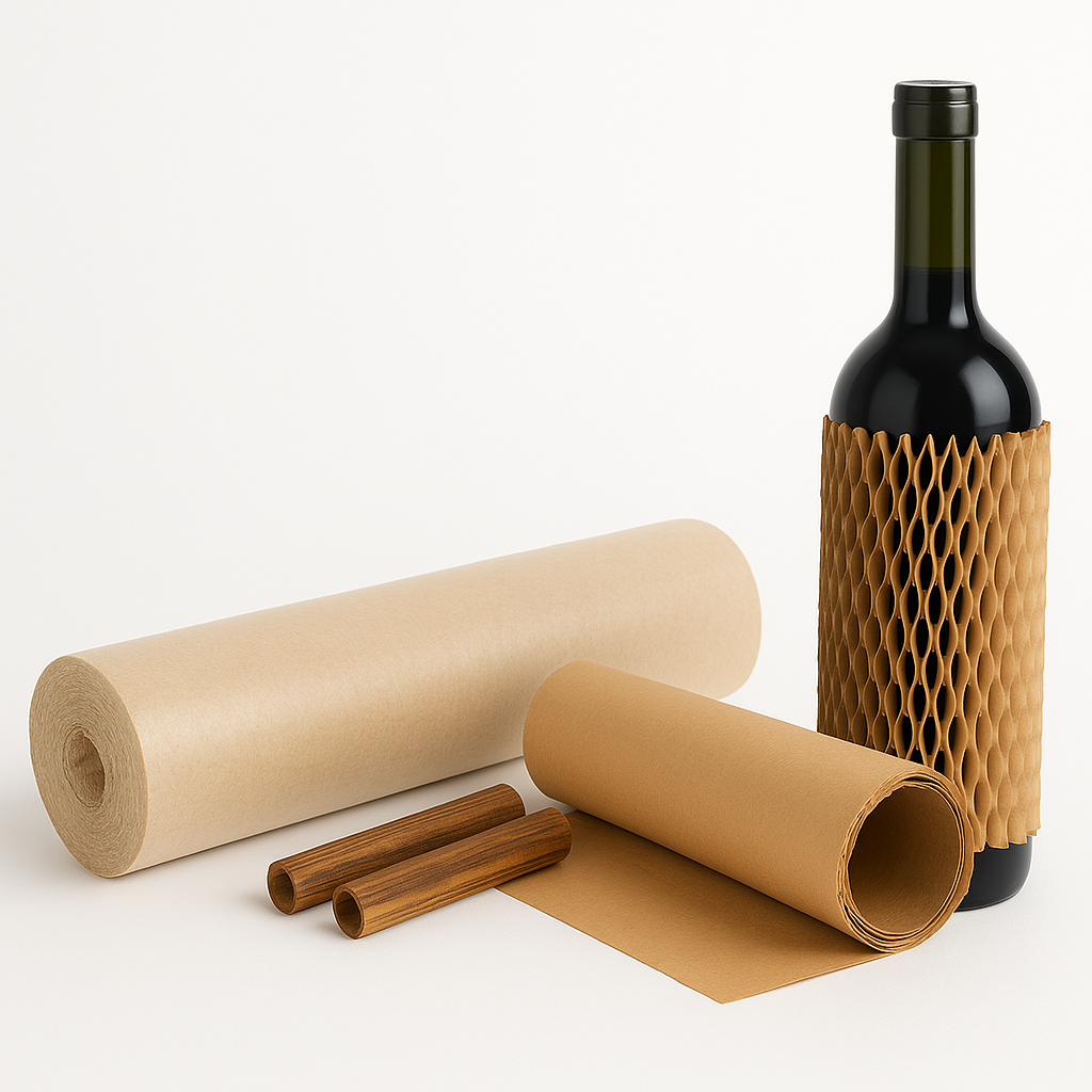 Eco-Friendly Honeycomb Roll 15 inch x 10 Meter + Free 2 Honeycomb Sleeves