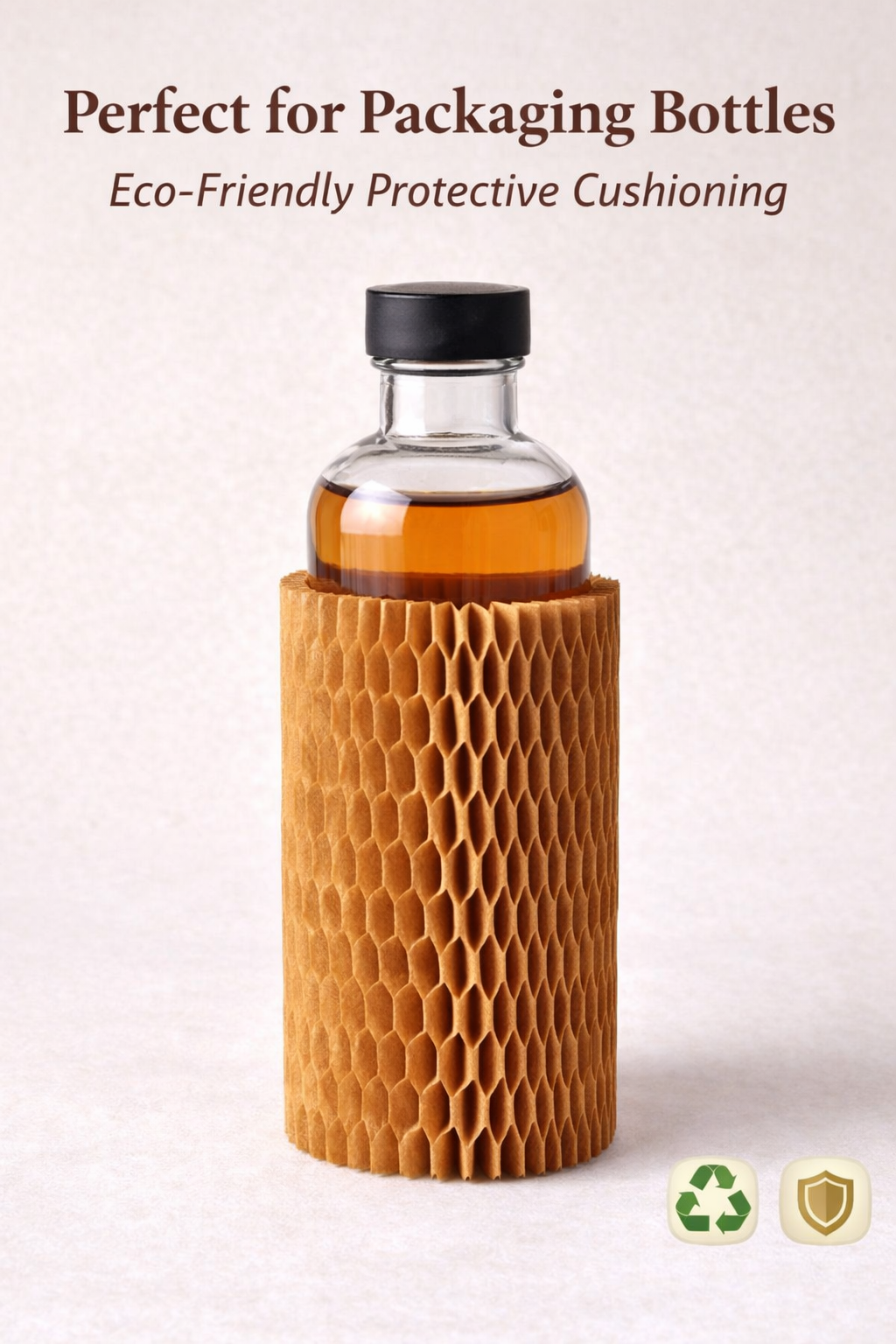Honeycomb Paper Sleeve 4 Inch for Bottle & Jar Protection | Eco Friendly Packaging