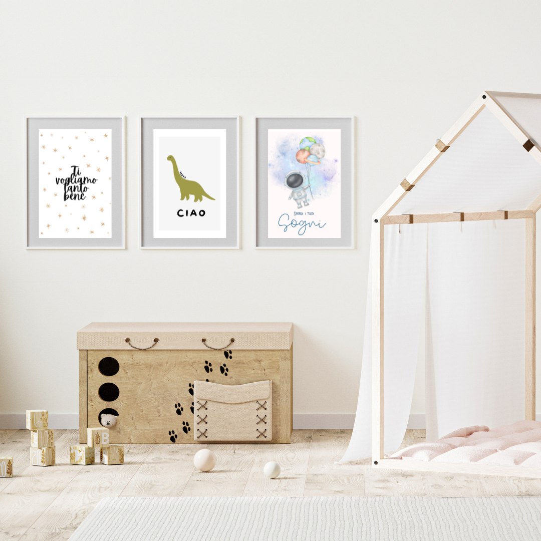 Children's Art Print Set