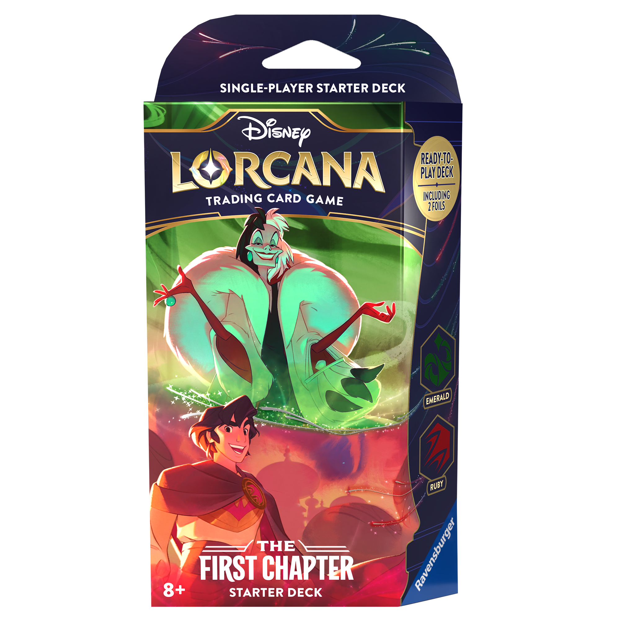 Disney Lorcana - The First Chapter Starter Deck - Emerald/Ruby