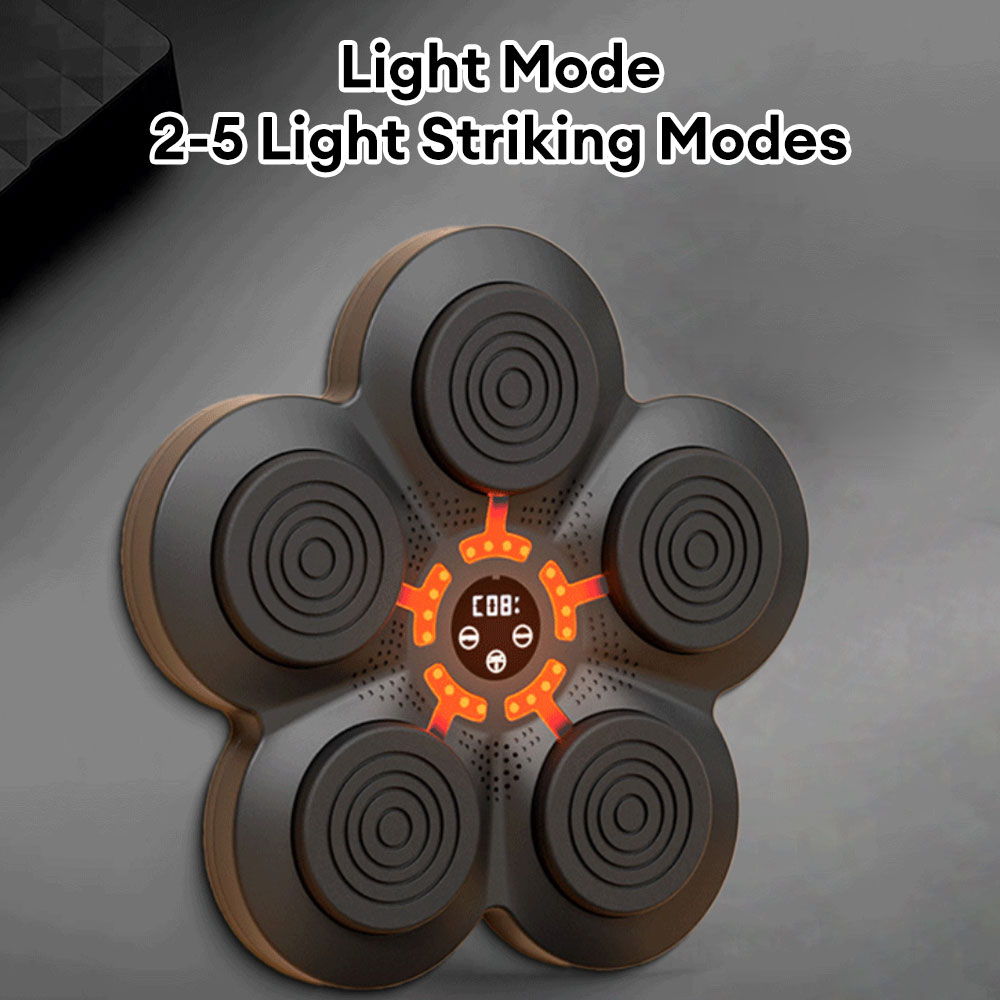 Intelligent Music Boxing Training Machine – Bluetooth Boxing Target with 9 Speed Gears, Light Modes & Music Sync | Agility, Reaction & Fitness Trainer for Home Gym