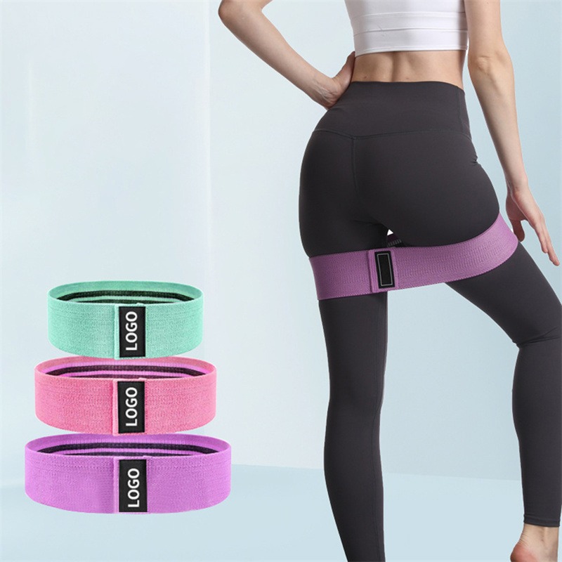 Resistance Bands – Elastic Fitness Bands for Women & Men | TPE Rubber Loop Bands & Polyester Cotton Latex Bands for Training, Yoga, Pilates & Bodybuilding